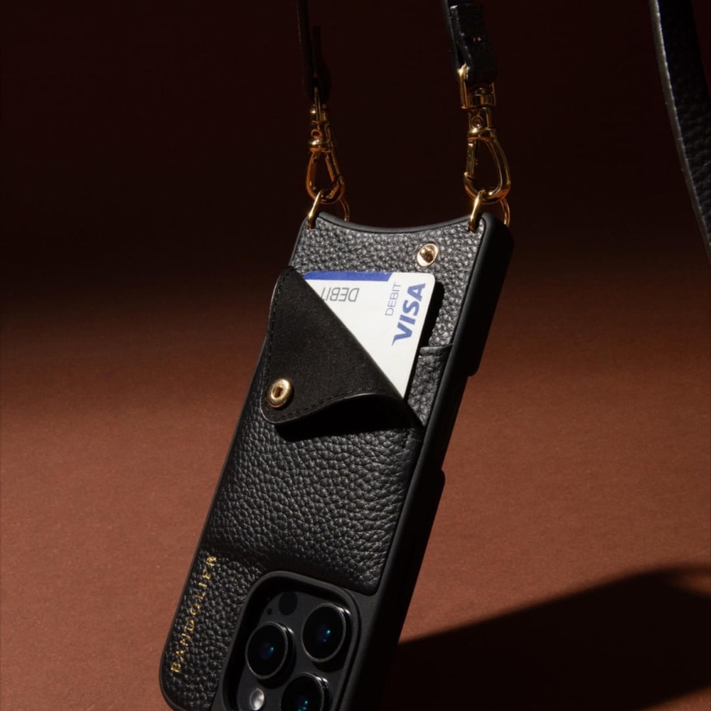 NEW Bandolier iPhone 12Pro Max-black/gold